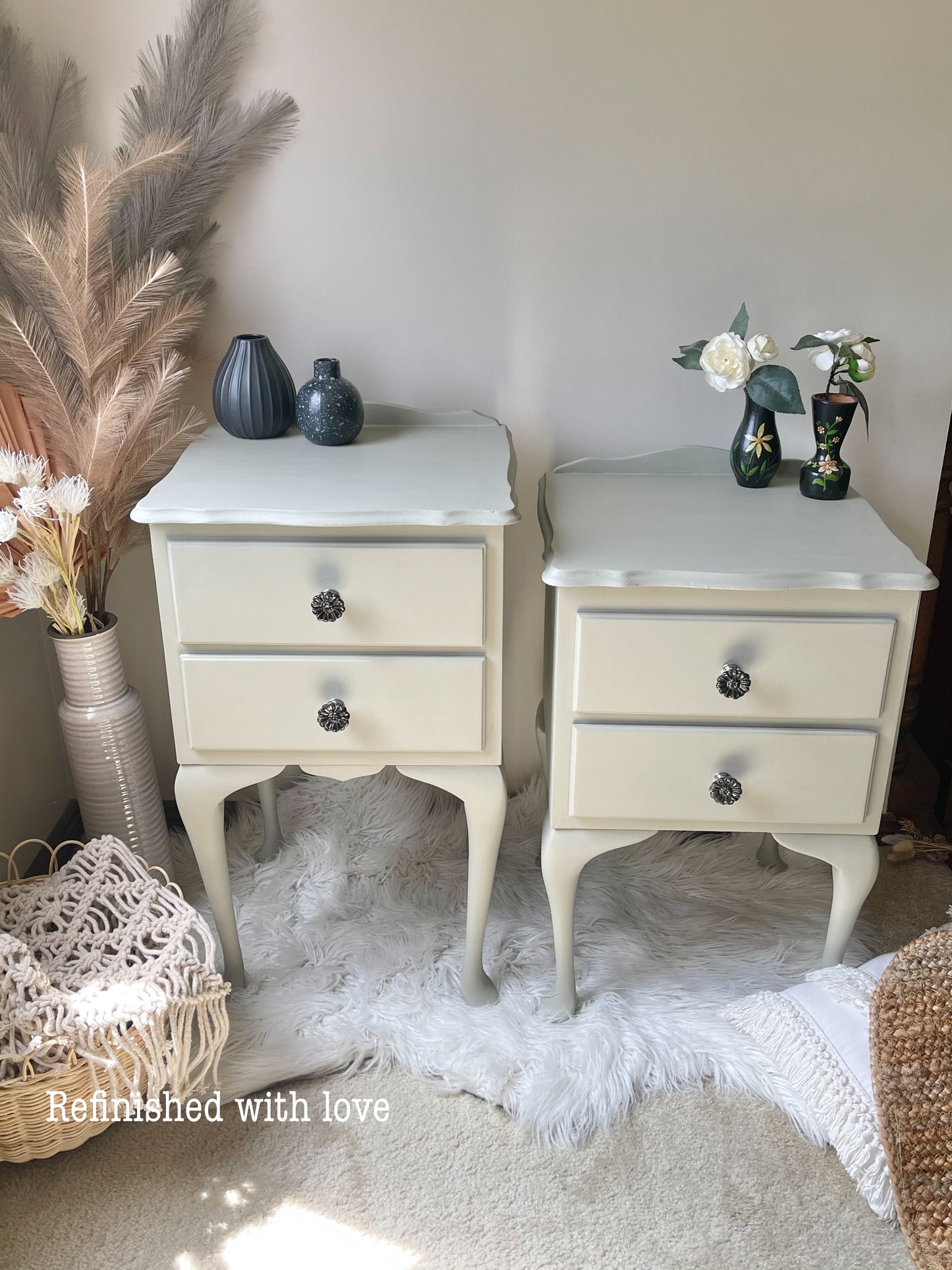 Queen Anne Bedside Tables