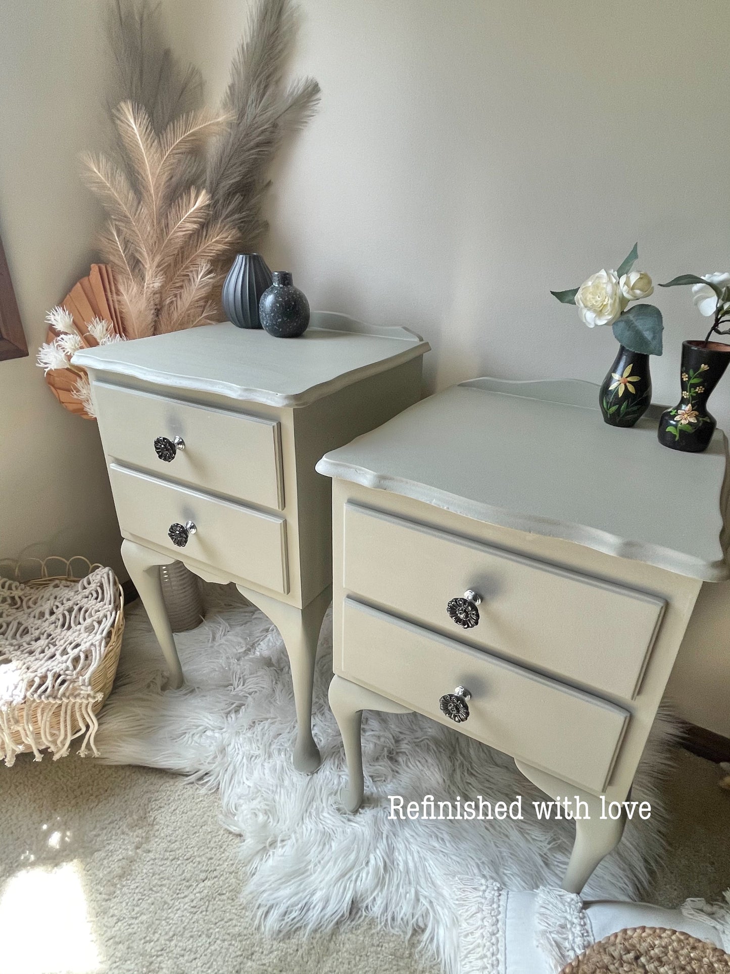 Queen Anne Bedside Tables